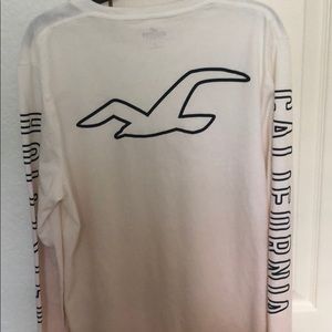 A hollister pink ombre shirt